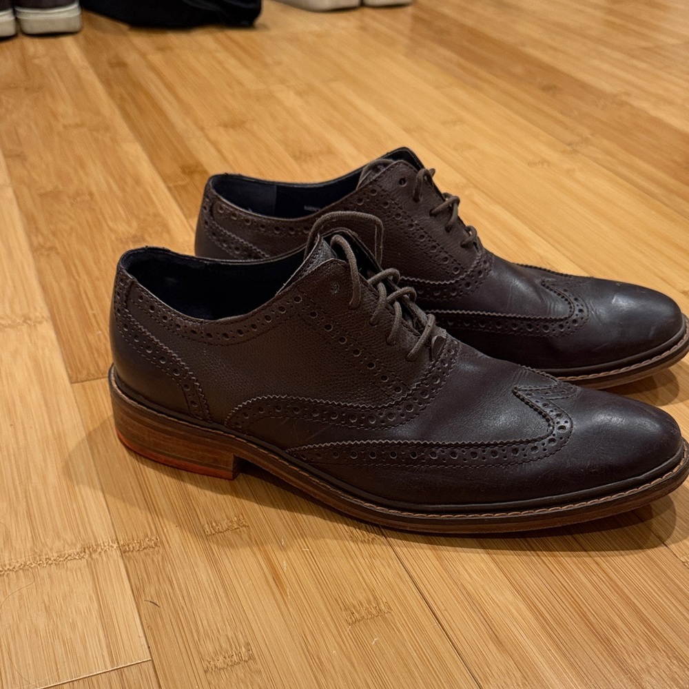 Men's cole haan Dark Brown Wingtip oxfords